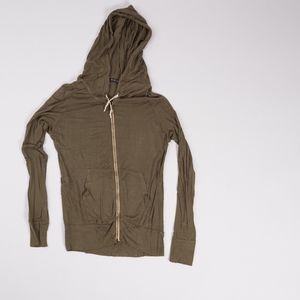 Olive/Forest Green Zip Hoodie Brandy Melville